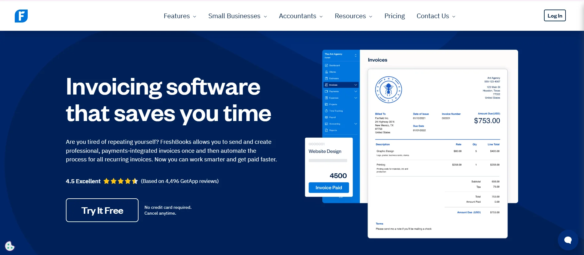 FreshBooks — Built for People Who Bill by the Hour